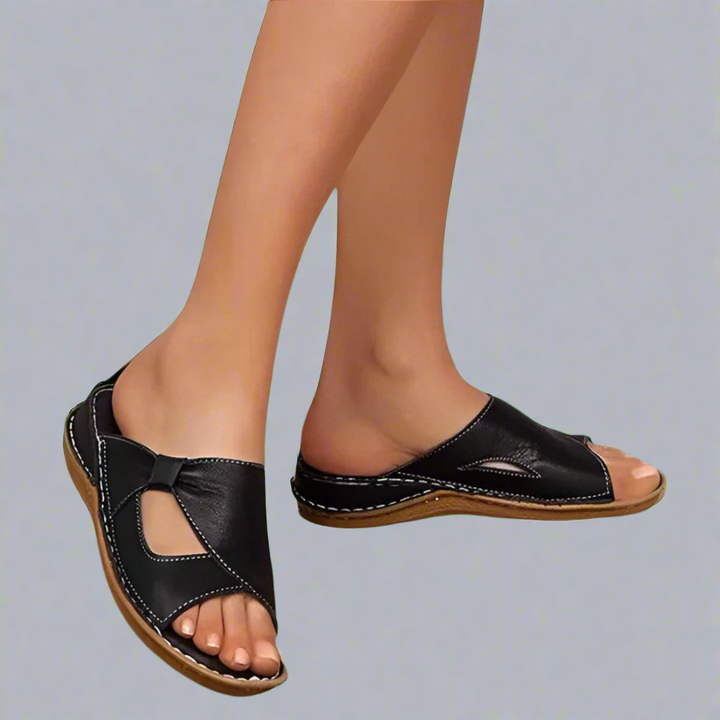 Yvonne - Sandales orthopédiques en cuir de première qualité
