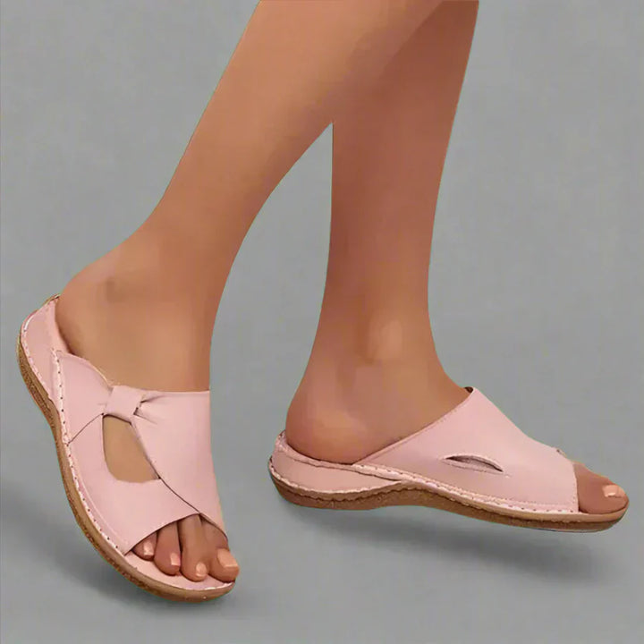 Yvonne - Sandales orthopédiques en cuir de première qualité