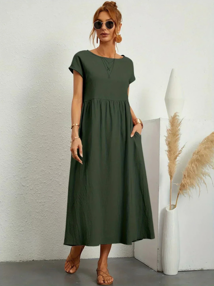 Marianne - Robe élégante à col rond