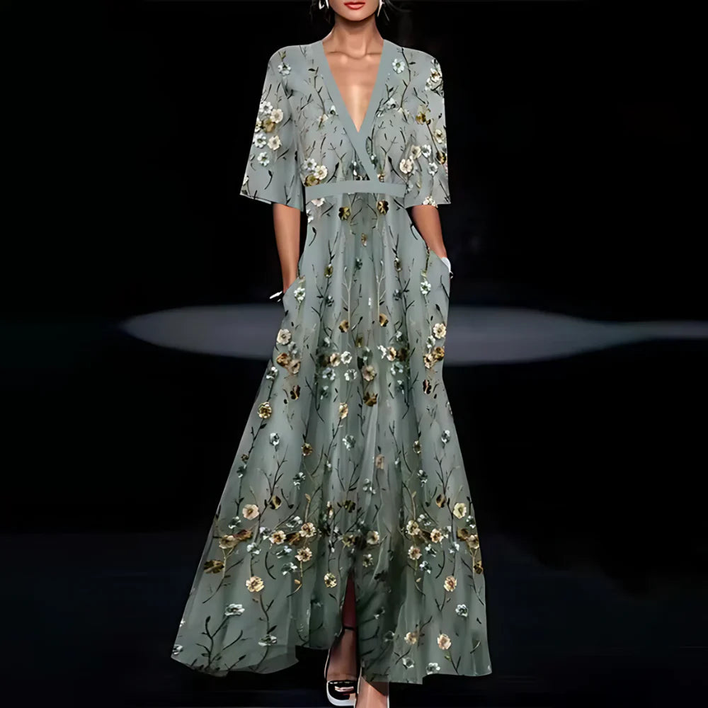 Lorraine - Robe à imprimé floral
