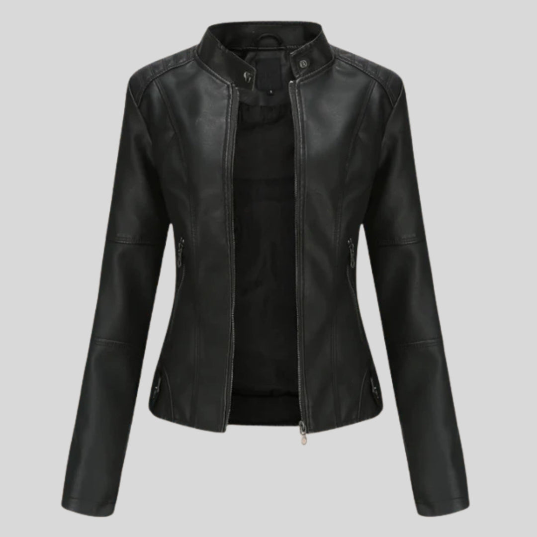 Simone - Veste En Cuir Élégante