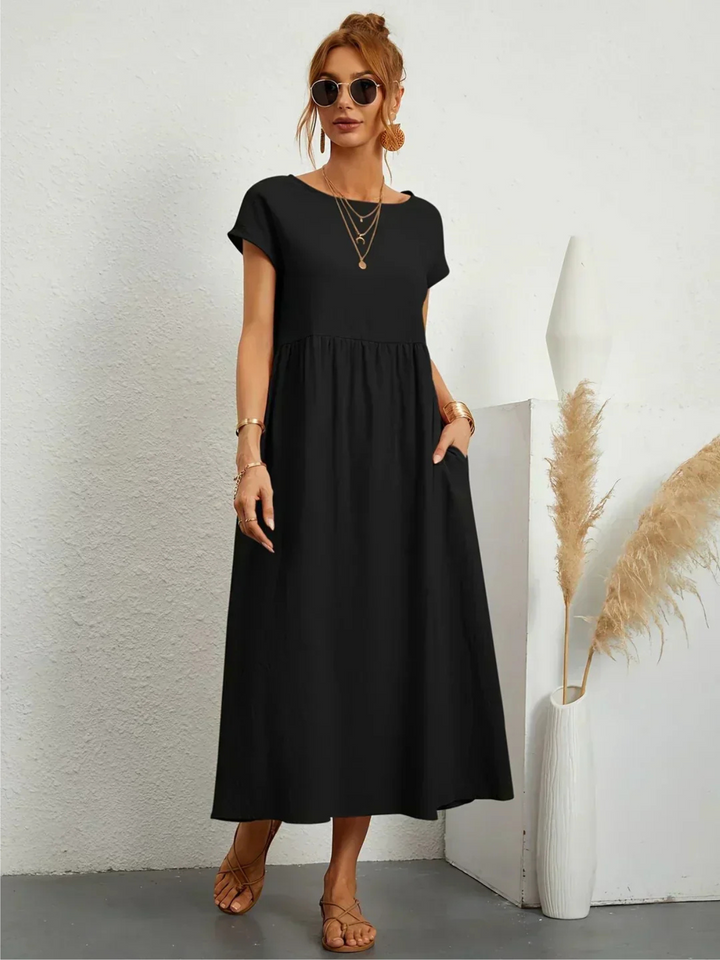 Marianne - Robe élégante à col rond