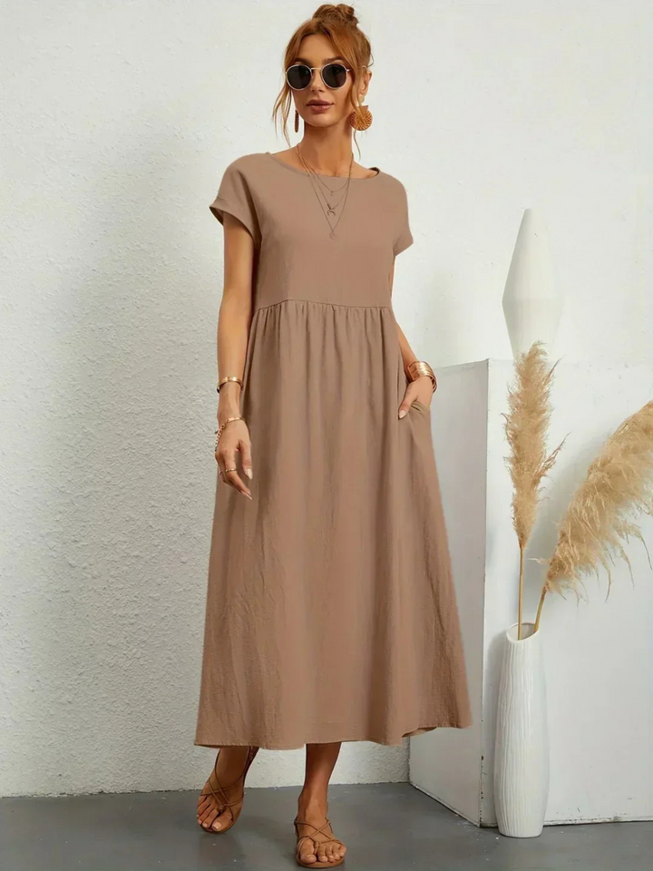 Marianne - Robe élégante à col rond