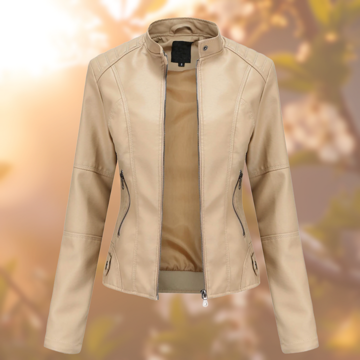 Simone - Veste En Cuir Élégante
