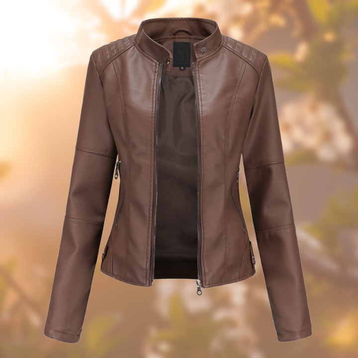 Simone - Veste En Cuir Élégante
