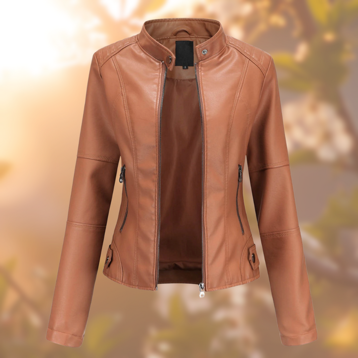 Simone - Veste En Cuir Élégante