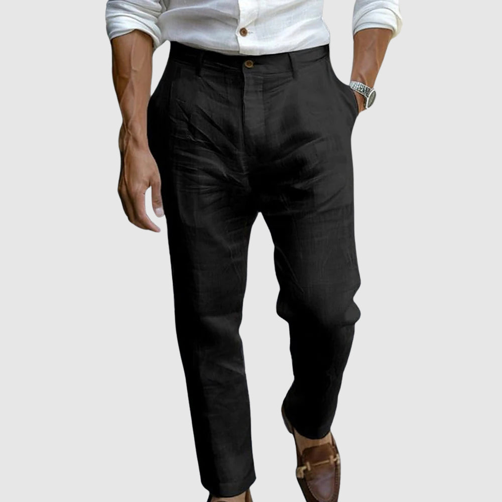 Théo - Pantalon en lin élégant