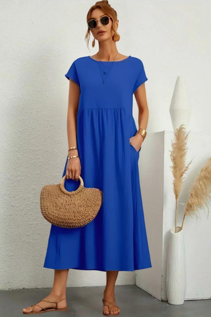 Marianne - Robe élégante à col rond
