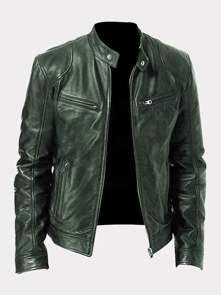 Louis - Veste en cuir décontractée : style et confort intemporels