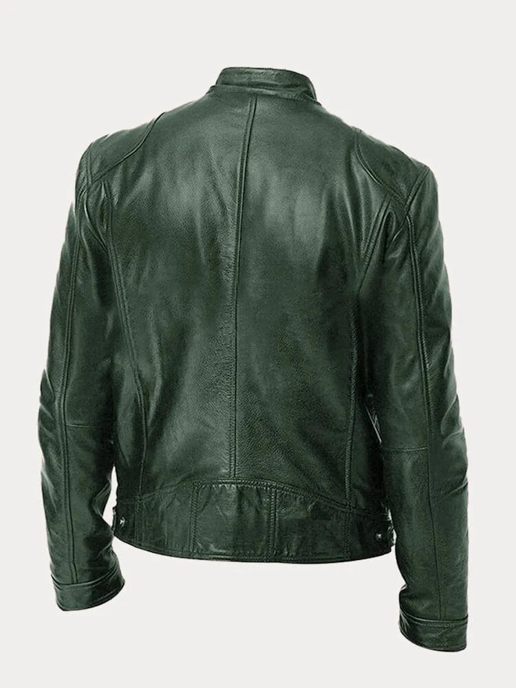 Louis - Veste en cuir décontractée : style et confort intemporels