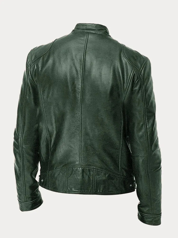 Louis - Veste en cuir décontractée : style et confort intemporels
