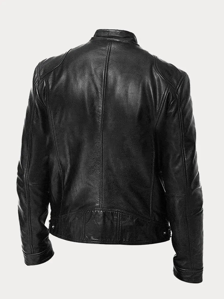 Louis - Veste en cuir décontractée : style et confort intemporels