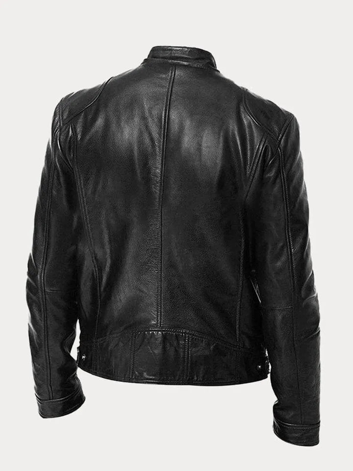 Louis - Veste en cuir décontractée : style et confort intemporels