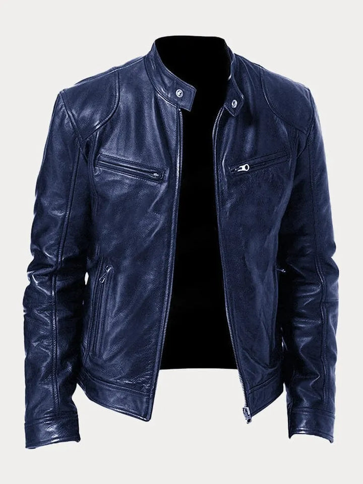 Louis - Veste en cuir décontractée : style et confort intemporels