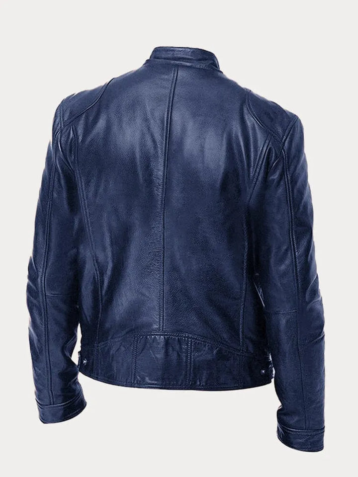 Louis - Veste en cuir décontractée : style et confort intemporels