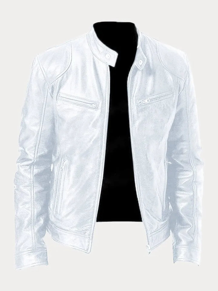 Louis - Veste en cuir décontractée : style et confort intemporels