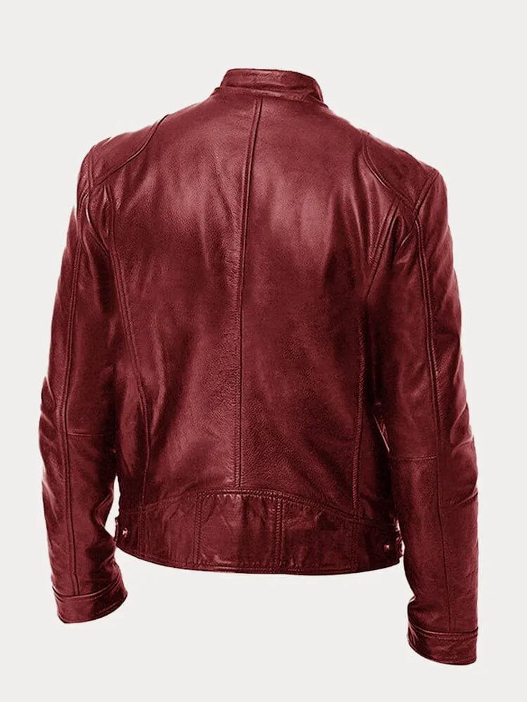 Louis - Veste en cuir décontractée : style et confort intemporels