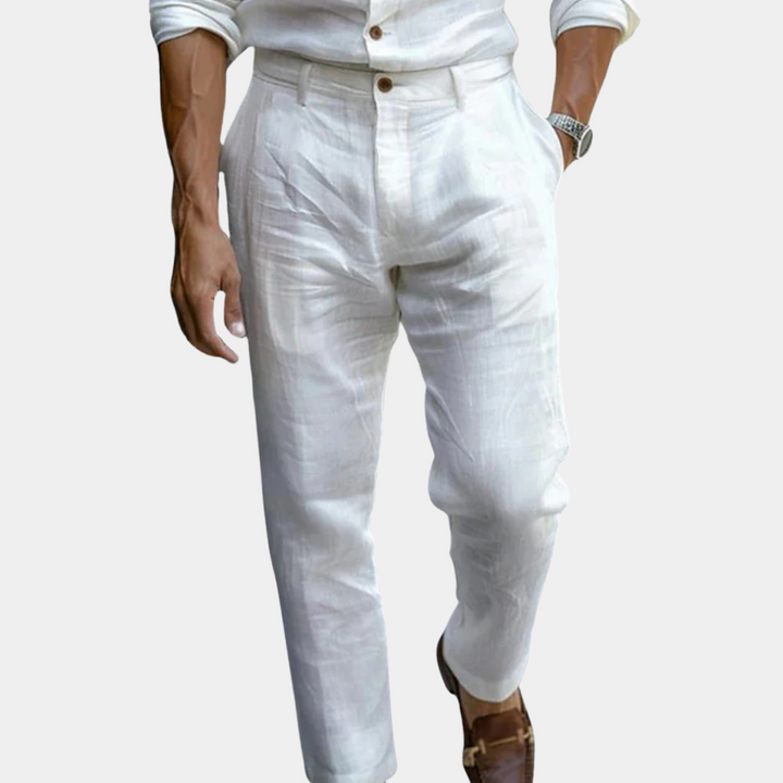 Théo - Pantalon en lin élégant