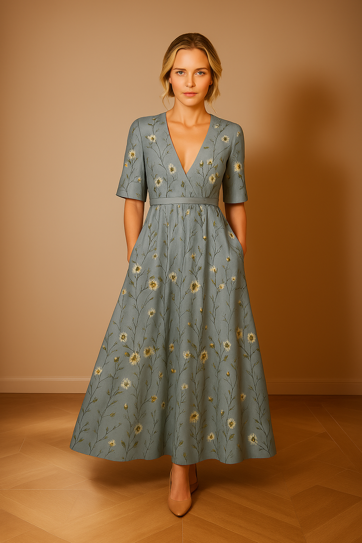 Lorraine - Robe à imprimé floral