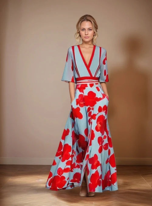 Lorraine - Robe à imprimé floral