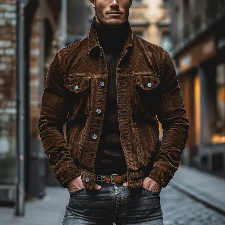 Louis - Veste rétro en corduroy