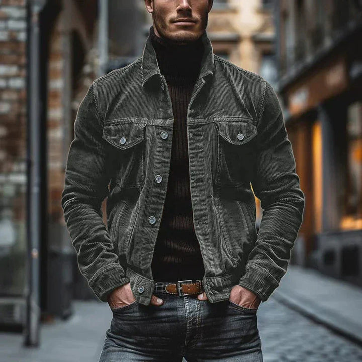 Louis - Veste rétro en corduroy