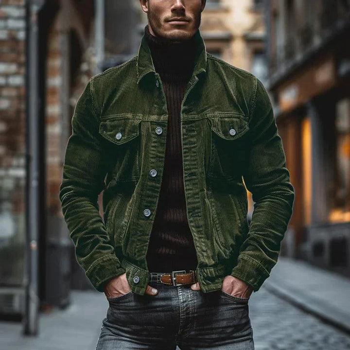 Louis - Veste rétro en corduroy