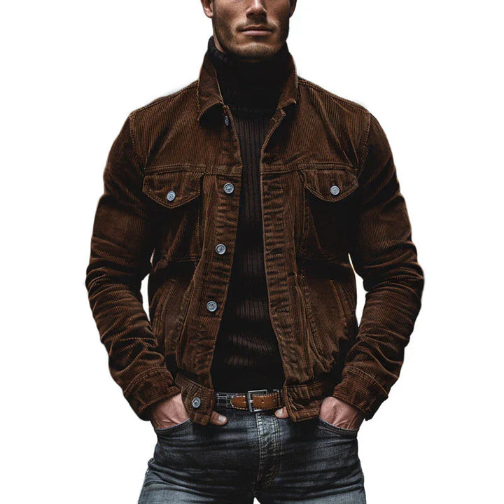 Louis - Veste rétro en corduroy